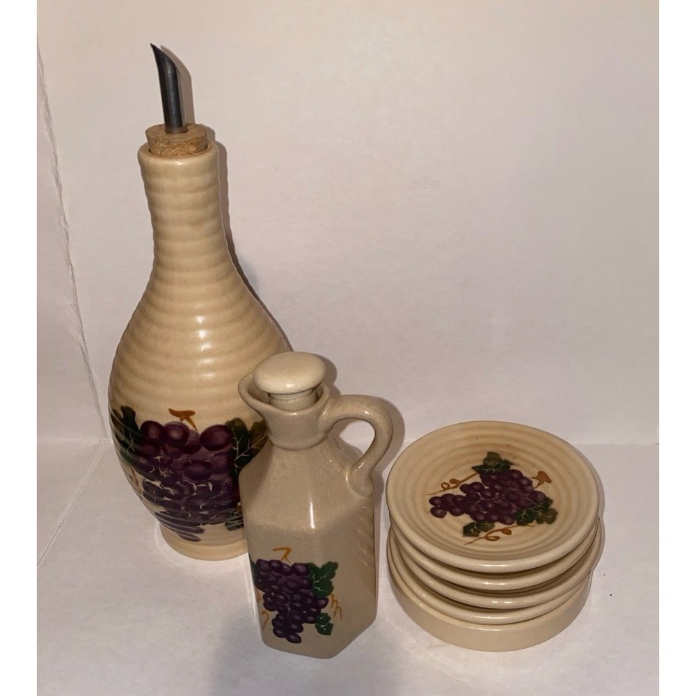 Olive Oil/ Vinegar Decanter Set